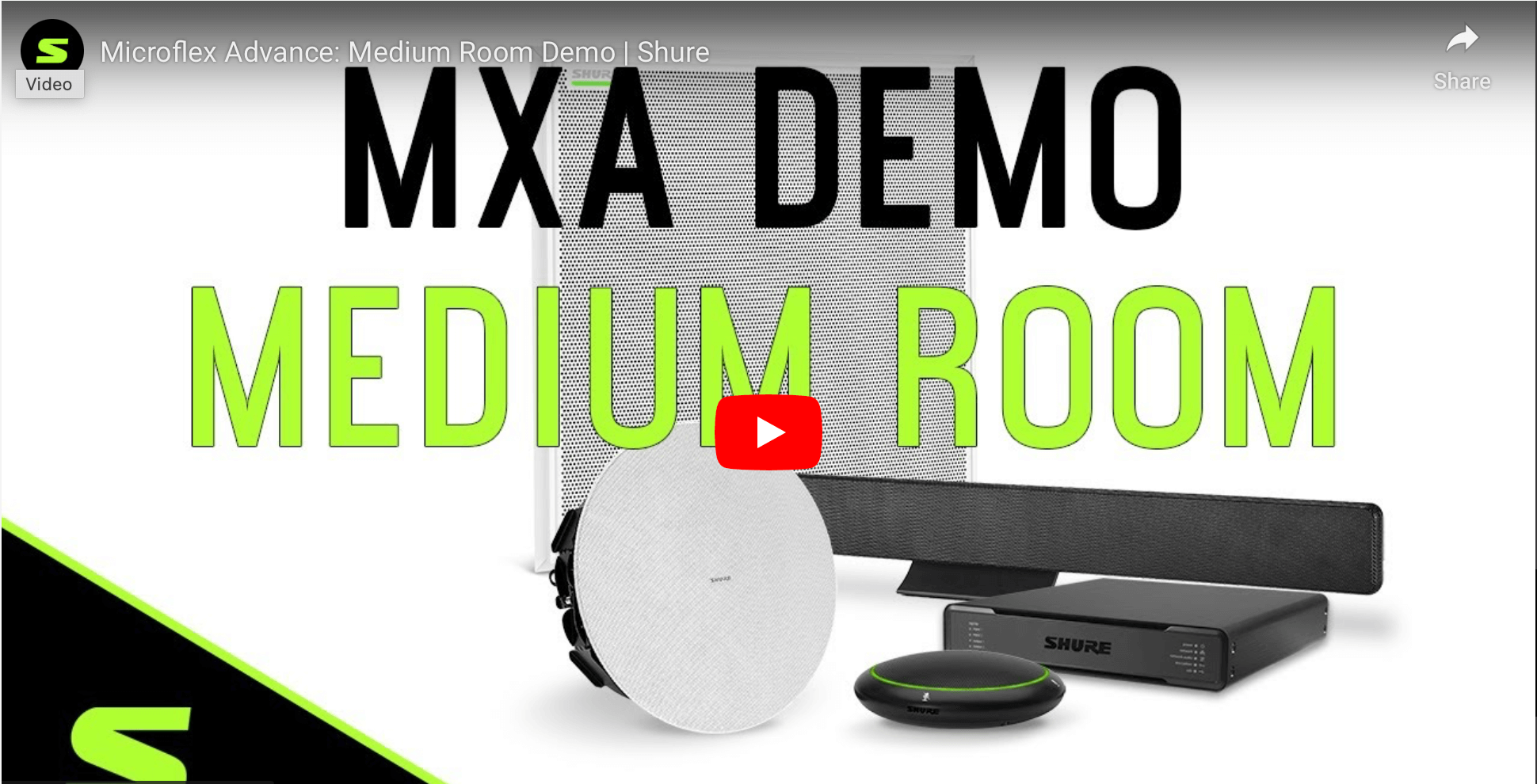 Microflex Advance: Medium Room Demo | Shure