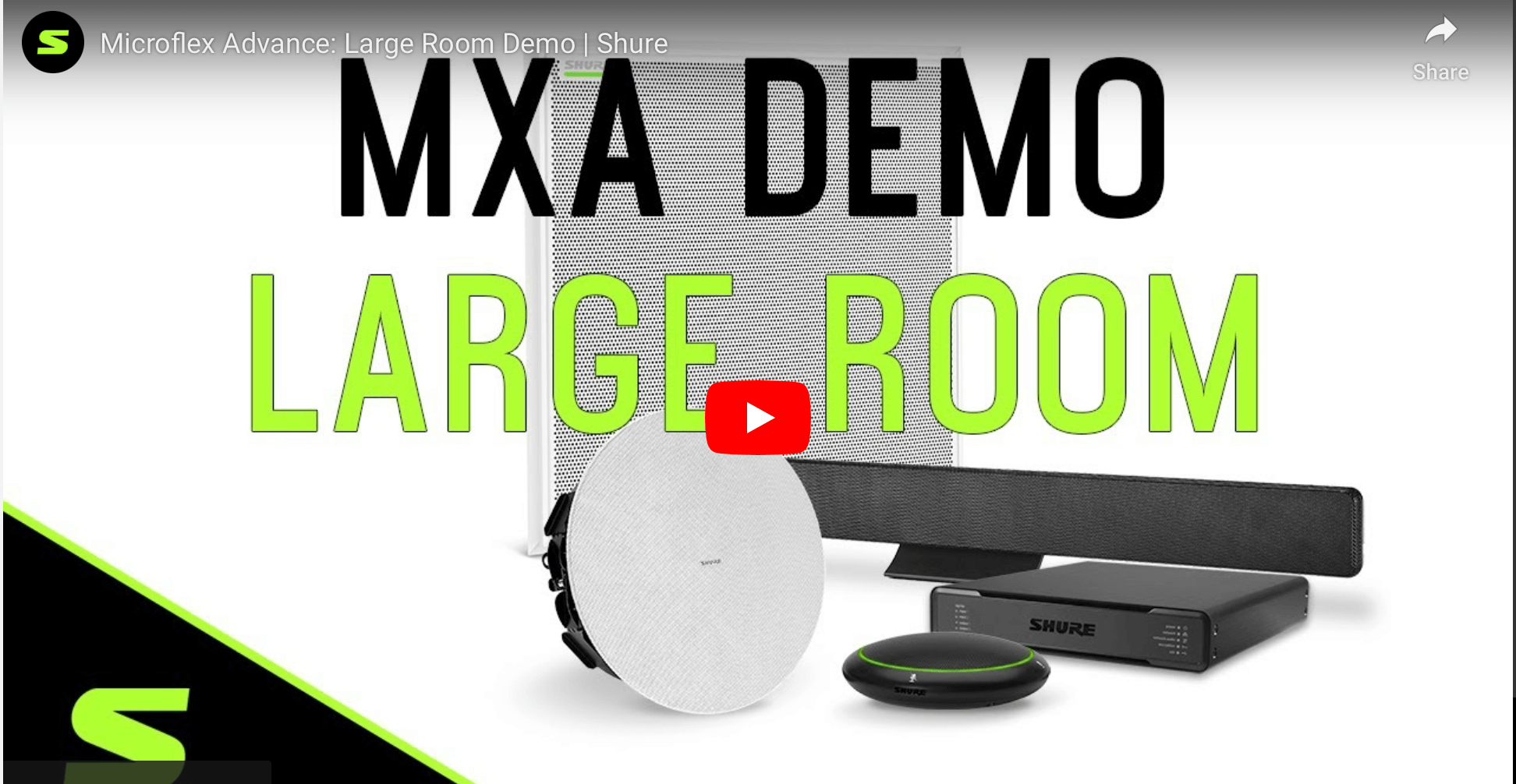 Microflex Advance: Large Room Demo | Shure